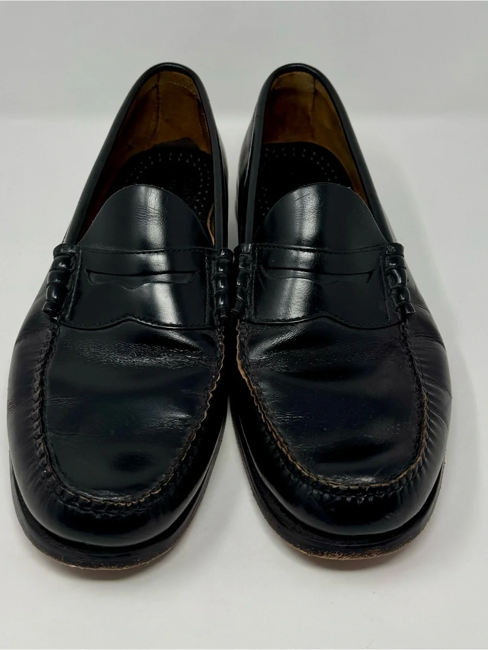 G.H. Bass & Co. | Men’s Black Leather Penny Loafers, Size 13 - EUC